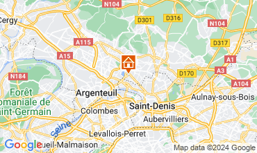 Mapa Enghien les Bains Apartamento 129079