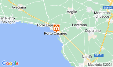 Mapa Porto Cesareo Apartamento 123374