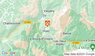 Mapa Alpe d'Huez Apartamento 36