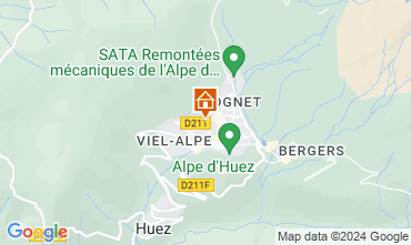 Mapa Alpe d'Huez Apartamento 36