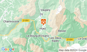 Mapa Alpe d'Huez Estudio 58480