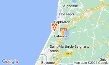 Mapa Capbreton Mobil home 129054