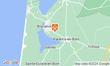 Mapa Biscarrosse Villa 127352