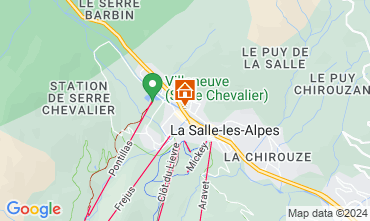 Mapa Serre Chevalier Chalet 2855