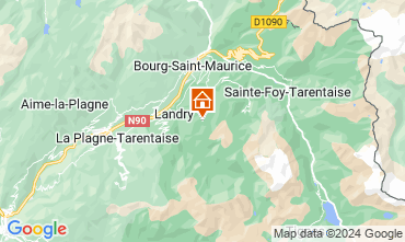 Mapa Les Arcs Chalet 131