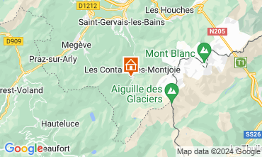 Mapa Les Contamines Montjoie Estudio 50448