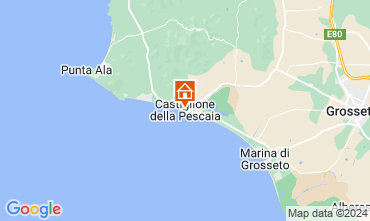 Mapa Castiglione della Pescaia Estudio 47080