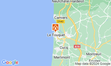 Mapa Le Touquet Apartamento 114396
