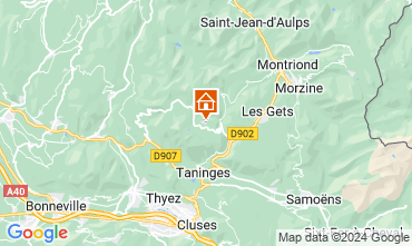 Mapa Praz de Lys Sommand Apartamento 124429