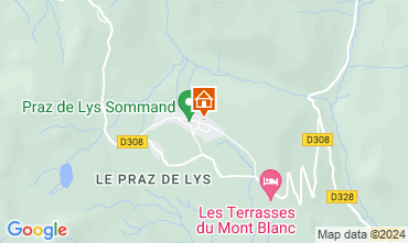 Mapa Praz de Lys Sommand Apartamento 124429