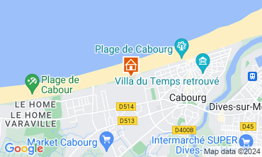 Mapa Cabourg Apartamento 55705