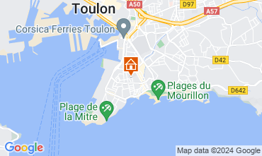 Mapa Toulon Apartamento 128110