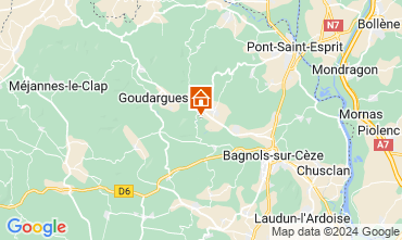 Mapa La Roque-sur-Cze Casa rural 69702