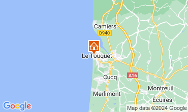 Mapa Le Touquet Apartamento 30752