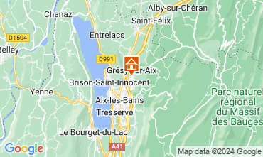 Mapa Aix Les Bains Apartamento 128852