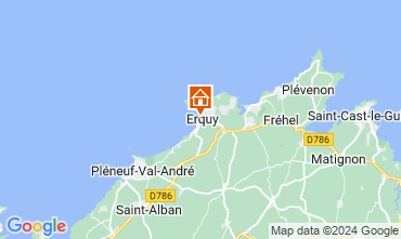 Mapa Erquy Casa 66208