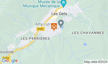 Mapa Les Gets Chalet 70500