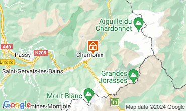 Mapa Chamonix Mont-Blanc Apartamento 127834