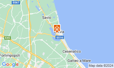 Mapa Cervia Apartamento 109534