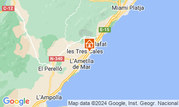 Mapa L'Ametlla de Mar Chalet 77819