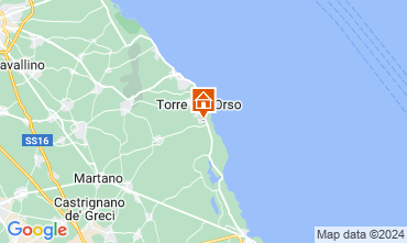 Mapa Torre dell'Orso Apartamento 32285