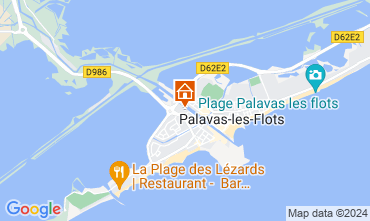 Mapa Palavas-les-Flots Estudio 128778