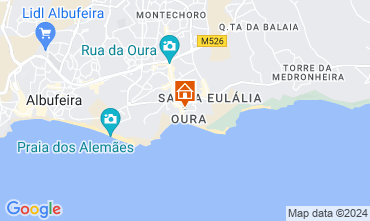 Mapa Albufeira Apartamento 124075