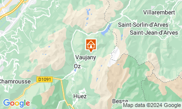 Mapa Vaujany Apartamento 3327