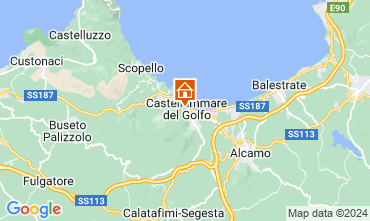 Mapa Castellammare del Golfo Apartamento 107745