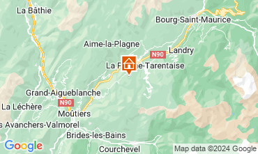 Mapa La Plagne Chalet 27113
