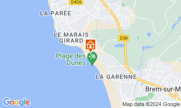 Mapa Bretignolles sur mer Casa 94166