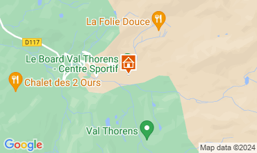 Mapa Val Thorens Apartamento 111358