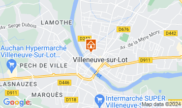 Mapa Villeneuve-sur-Lot Apartamento 127418