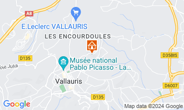 Mapa Cannes Villa 123238