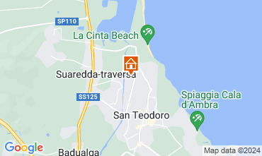 Mapa San Teodoro Apartamento 96897