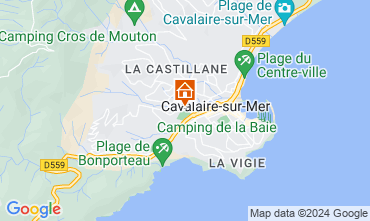 Mapa Cavalaire-sur-Mer Apartamento 76631