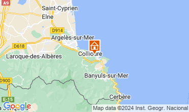 Mapa Collioure Apartamento 84733