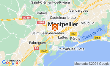 Mapa Montpellier Apartamento 120973
