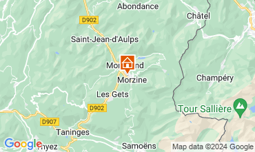 Mapa Morzine Apartamento 123454