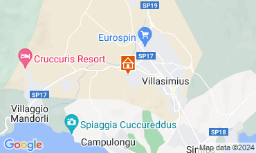 Mapa Villasimius Villa 85781