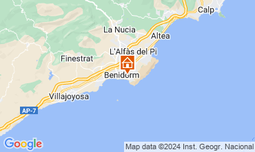 Mapa Benidorm Apartamento 60317