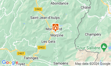 Mapa Morzine Apartamento 1957