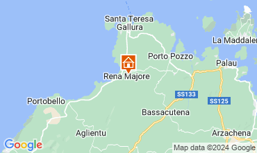 Mapa Santa Teresa di Gallura Villa 126770