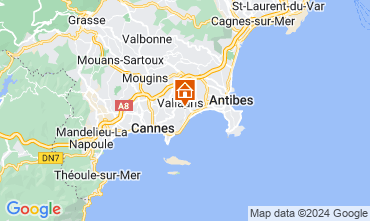 Mapa Cannes Villa 122240