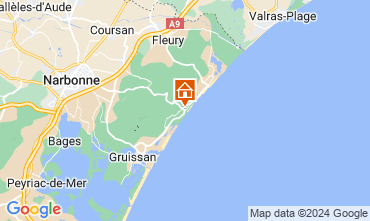 Mapa Narbonne plage Villa 82937