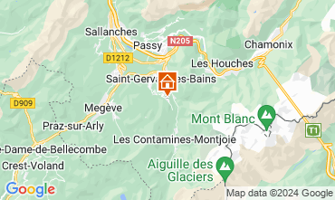 Mapa Saint-Gervais-les-Bains Chalet 2571