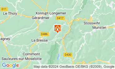 Mapa La Bresse Chalet 125961