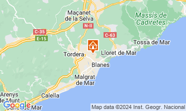 Mapa Lloret de Mar Apartamento 123202