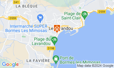 Mapa Le Lavandou Estudio 105610