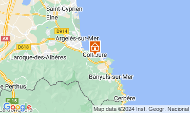 Mapa Collioure Apartamento 102966